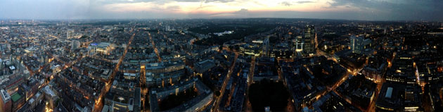 City of London Panorama 2013